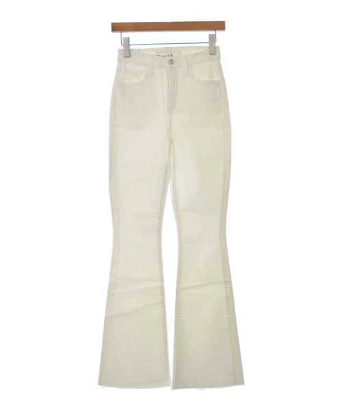 Frank&Eileen フランクアンドアイリーン デニムパンツ レディース 25(S位) 白(デニム) 【中古】【古着】