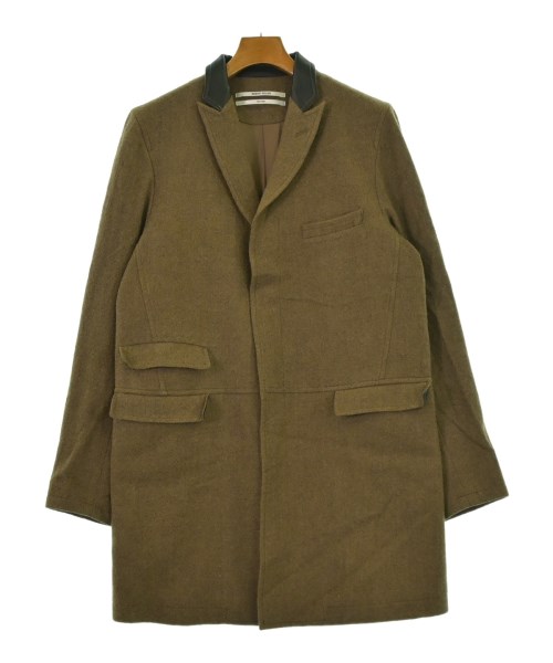 robert geller ロバートゲラーチェスターコート メンズ 44(S位) 茶【中古】【古着】