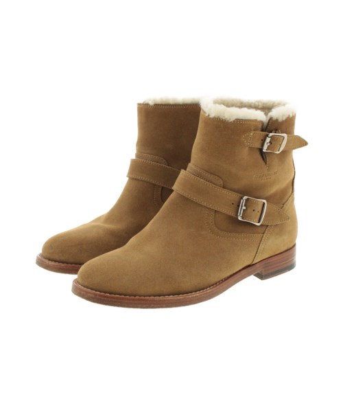 SAINT LAURENT PARIS サンローランパリブーツ レディース 36(22.5珊位) 茶系【中古】【古着】