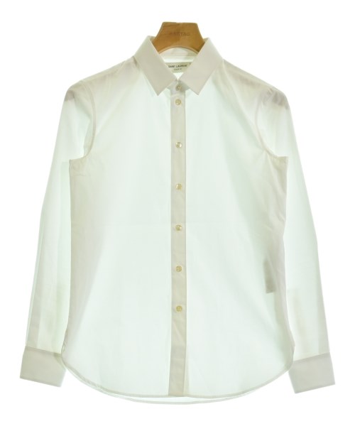 SAINT LAURENT PARIS サンローランパリ カジュアルシャツ メンズ S 白 【中古】【古着】