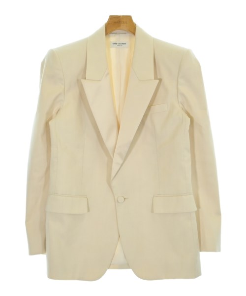 SAINT LAURENT PARIS サンローランパリテーラードジャケット メンズ 46(M位) アイボリー【中古】【古着】｜RAGTAG（ブランド古着のラグタグ）