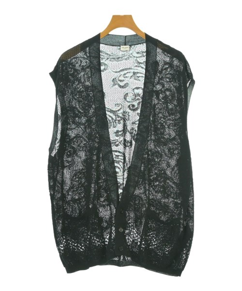 SAINT LAURENT PARIS サンローランパリベスト メンズ XL 黒【中古】【古着】