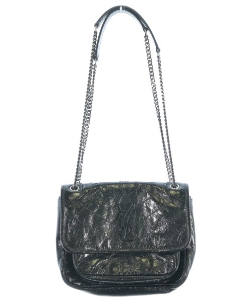 SAINT LAURENT PARIS サンローランパリショルダーバッグ レディース - 黒【中古】【古着】