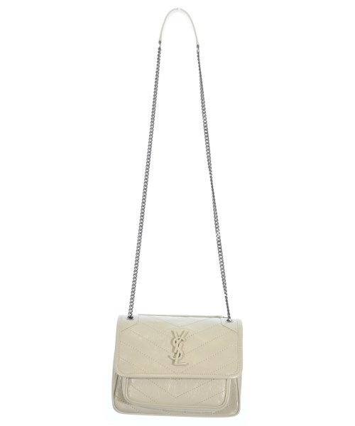 SAINT LAURENT PARIS サンローランパリショルダーバッグ レディース - 象牙色【中古】【古着】