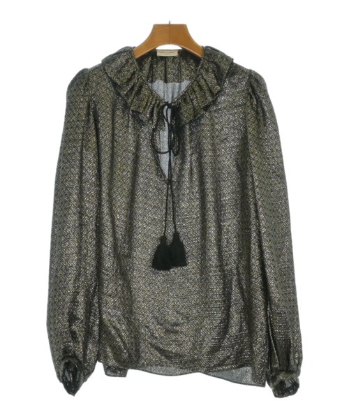 美品 SAINT LAURENT サンローラン ノースリーブレースブラウス 1点 38 ポリエステル コットン レディース AN1734W1 SAINT LAURENT - 美品 SAINT LAURENT サンローラン ノースリーブレース