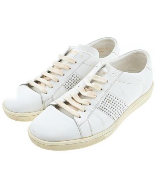 SAINT LAURENT PARIS サンローランパリスニーカー メンズ EU39(24珊位) 白【中古】【古着】