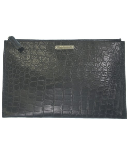 SAINT LAURENT PARIS サンローランパリ クラッチバッグ メンズ - 黒 【中古】【古着】 38,935円