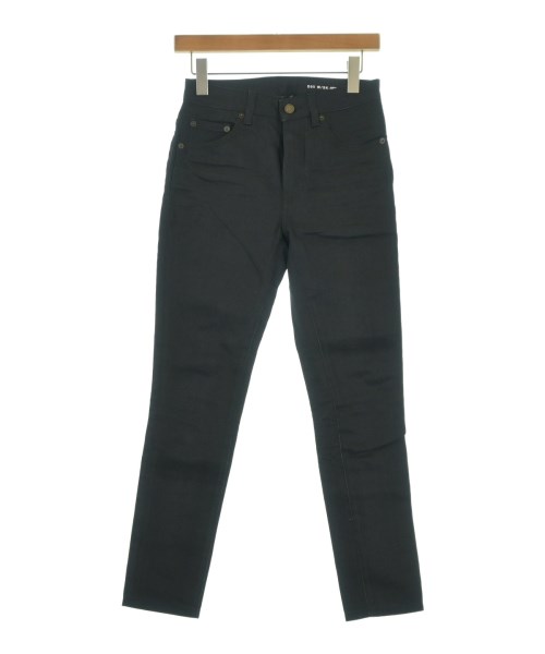 SAINT LAURENT PARIS サンローランパリ デニムパンツ レディース 25(S位) 黒(デニム) 【中古】【古着】
