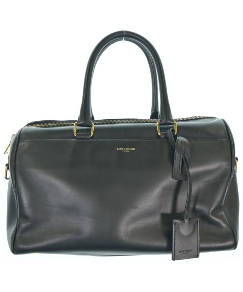 SAINT LAURENT PARIS サンローランパリ ボストンバッグ レディース - 黒 【中古】【古着】