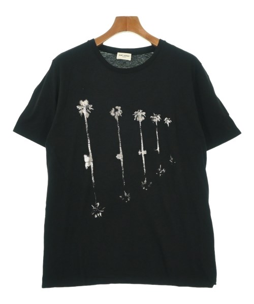 SAINT LAURENT PARIS サンローランパリティーシャツ・カットソー メンズ M 黒【中古】【古着】