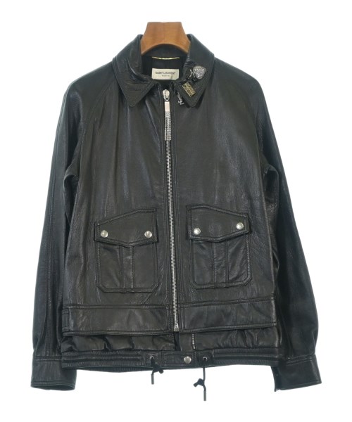 SAINT LAURENT PARIS サンローランパリライダース レディース 34(XS位) 黒【中古】【古着】