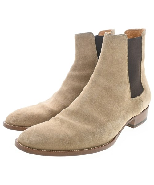 SAINT LAURENT PARIS サンローランパリブーツ メンズ EU42(27糎位) 茶系【中古】【古着】