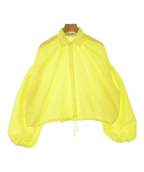 MSGM エムエスジーエム ブラウス レディース 36(XS位) 黄 【中古】【古着】
