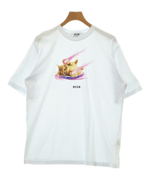 MSGM エムエスジーエムティーシャツ・カットソー メンズ M 白【中古】【古着】
