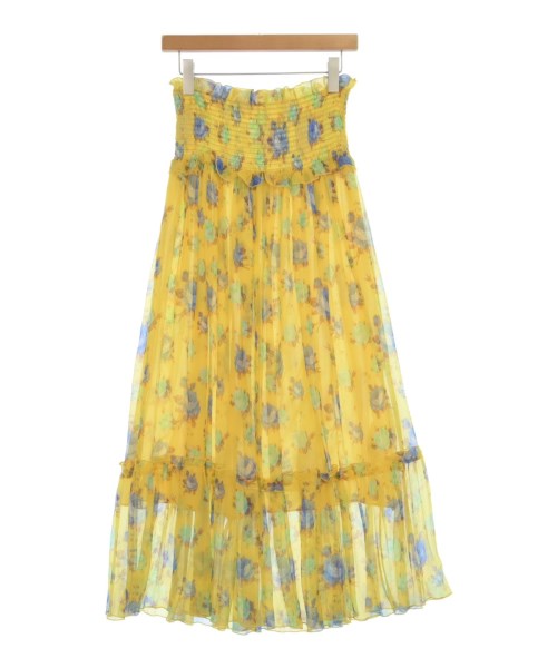MSGM エムエスジーエム ロング・マキシ丈スカート レディース 42(M位) 黄x青x緑等(花柄) 【中古】【古着】