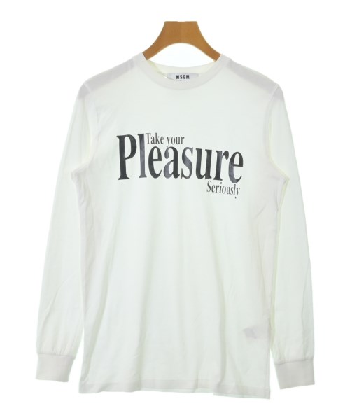 MSGM エムエスジーエム Tシャツ・カットソー メンズ XS 白 【中古】【古着】