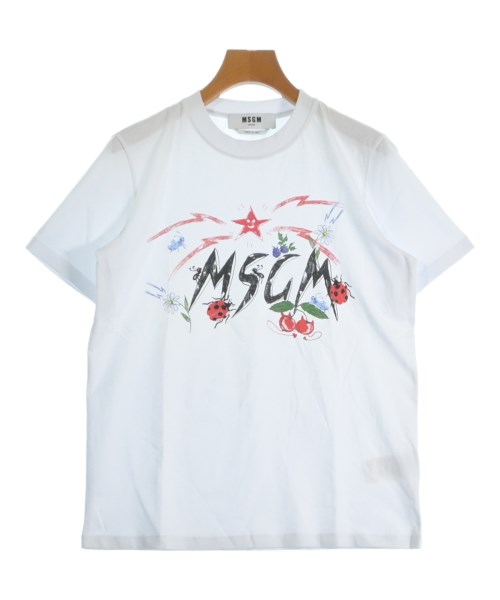 MSGM エムエスジーエムプルオーバー・カットソー レディース XS 白【中古】【古着】