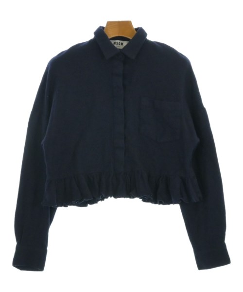 MSGM エムエスジーエムカジュアルシャツ レディース 40(M位) 紺【中古】【古着】