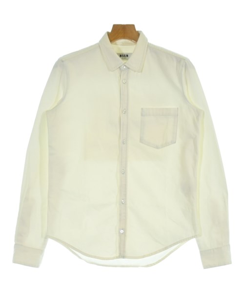 MSGM エムエスジーエムカジュアルシャツ メンズ 40(L位) 象牙色【中古】【古着】