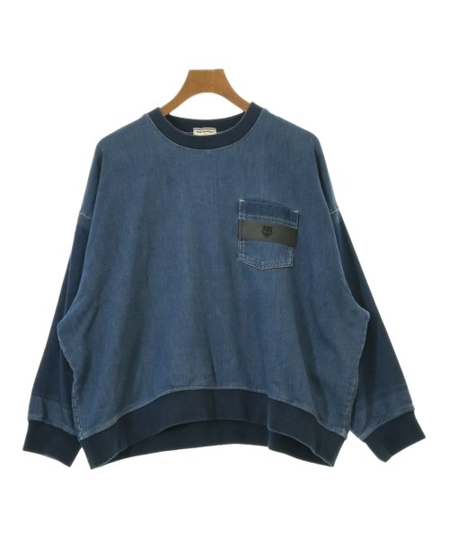 ANDREA POMPILIO アンドレア　ポンピリオ スウェット メンズ L 青(デニム) 【中古】【古着】