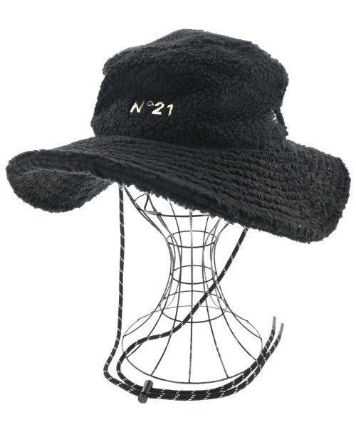 Nﾟ 21 ヌメロヴェントゥーノ ハット レディース M/L 黒 【中古】【古着】