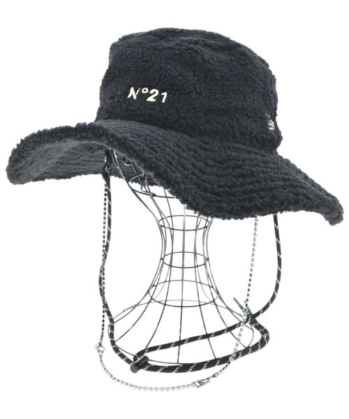 Nﾟ 21 ヌメロヴェントゥーノ ハット レディース M/L 黒 【中古】【古着】