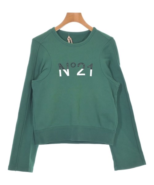 Nﾟ 21 ヌメロヴェントゥーノスウェット レディース 38(S位) 緑【中古】【古着】