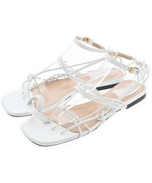 JW Anderson ジェイダブリューアンダーソン サンダル レディース EU39(25.5cm位) 白 【中古】【古着】