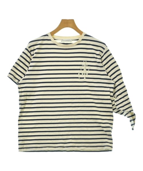 JW Anderson ジェイダブリューアンダーソンプルオーバー・カットソー メンズ L 象牙色x紺(間借り人)【中古】【古着】