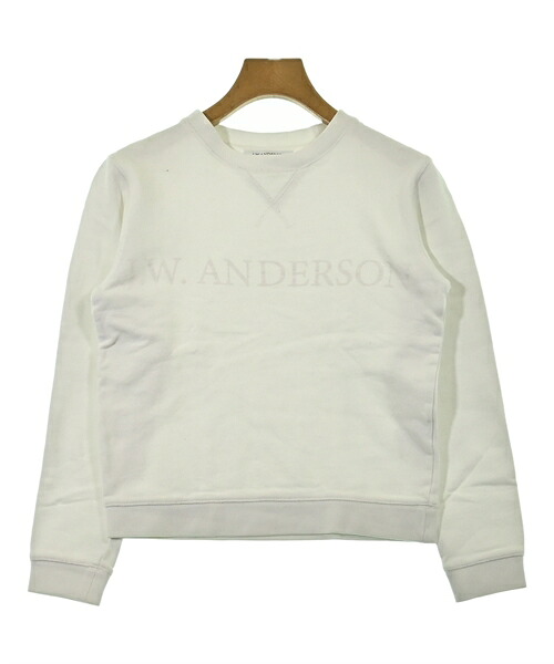 JW Anderson ジェイダブリューアンダーソン スウェット レディース -(M位) 白 【中古】【古着】