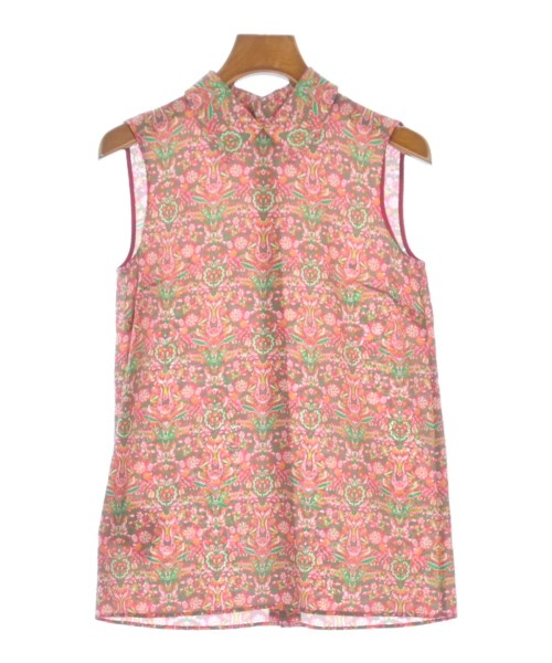 Miu Miu ミュウミュウ ブラウス レディース 36(XS位) ピンクx緑x白等(総柄) 【中古】【古着】