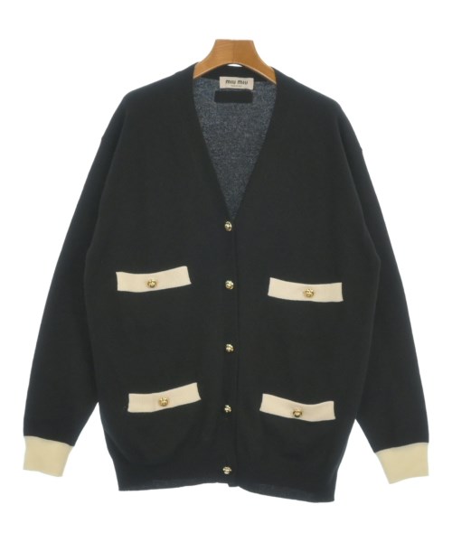 Miu Miu ミュウミュウカーディガン レディース 38(S位) 黒【中古】【古着】｜RAGTAG（ブランド古着のラグタグ）