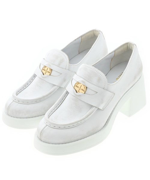 Miu Miu ミュウミュウパンプス レディース EU37(23.5珊位) 白【中古】【古着】