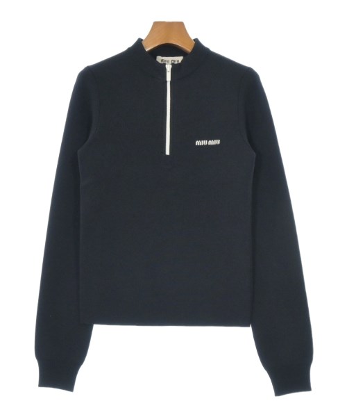 Miu Miu ミュウミュウニット・セーター レディース 36(XS位) 紺【中古】【古着】