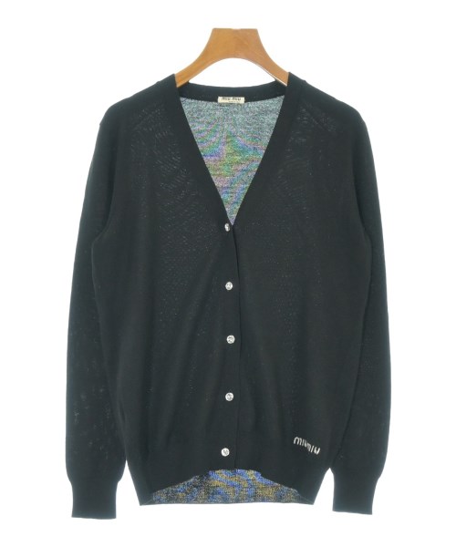 Miu Miu ミュウミュウカーディガン レディース 38(S位) 黒【中古】【古着】