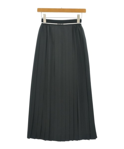 Miu Miu ミュウミュウ ロング・マキシ丈スカート レディース 36(XS位) 黒 【中古】【古着】