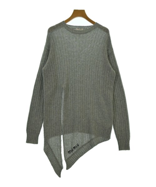 Miu Miu ミュウミュウニット・セーター レディース 38(S位) グレー【中古】【古着】｜RAGTAG（ブランド古着のラグタグ）