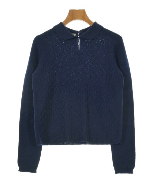 Miu Miu ミュウミュウ ニット・セーター レディース 40(M位) 紺 【中古】【古着】
