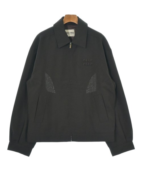 Miu Miu ミュウミュウ ブルゾン(その他) レディース 38(S位) 茶 【中古】【古着】