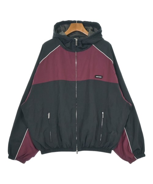 Miu Miu ミュウミュウ ブルゾン（その他） レディース 36(XS位) 黒xエンジ 【中古】【古着】