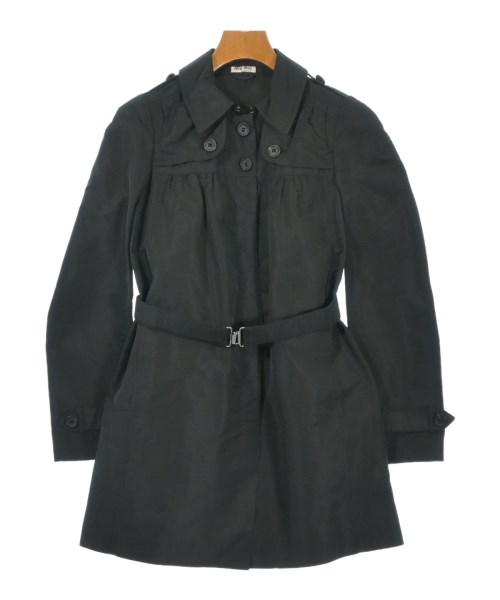 Miu Miu ミュウミュウステンカラーコート レディース 38(S位) 黒【中古】【古着】