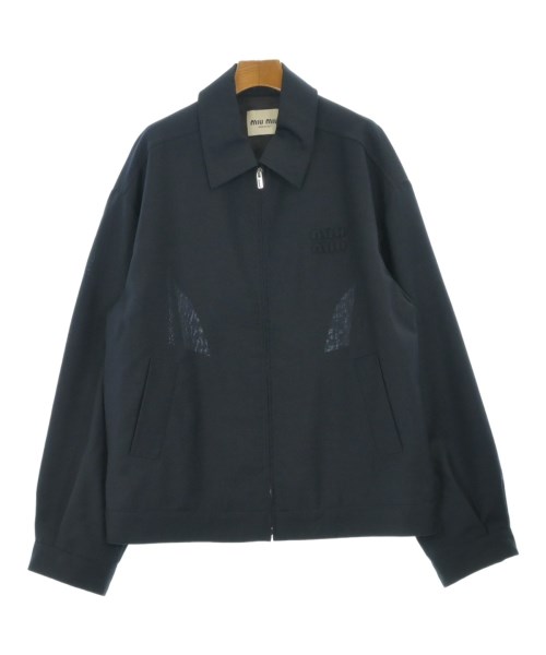 Miu Miu ミュウミュウブルゾン（余分の物） レディース 42(M位) 紺【中古】【古着】