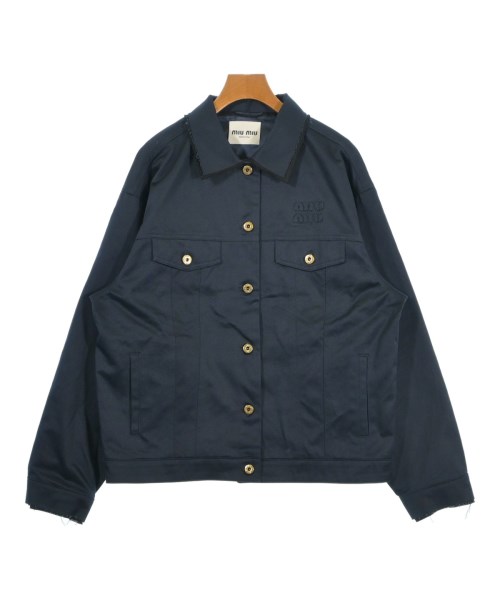 Miu Miu ミュウミュウブルゾン（余分の物） レディース 40(M位) 紺【中古】【古着】