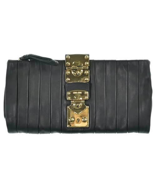 Miu Miu ミュウミュウクラッチバッグ レディース - 黒【中古】【古着】