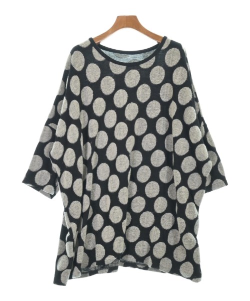 Y's ワイズ Tシャツ・カットソー レディース 2(S位) 黒x白(ドット) 【中古】【古着】