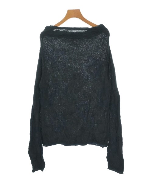 Y's ワイズ ニット・セーター レディース 2(S位) 黒x紺(総柄) 【中古】【古着】