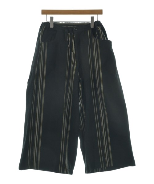 Y's ワイズ パンツ（その他） レディース 2(S位) 黒x白x黄(ストライプ) 【中古】【古着】