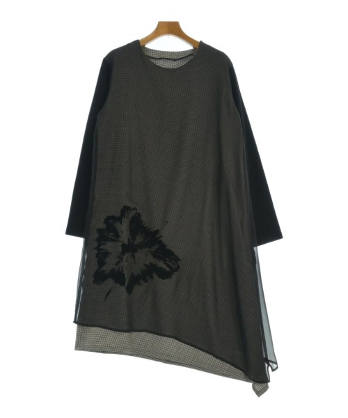 Y's ワイズワンピース レディース 1(XS位) 黒xグレー【中古】【古着】｜RAGTAG（ブランド古着のラグタグ）
