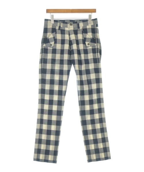 Y's ワイズ パンツ（その他） レディース 1(XS位) 紺xベージュ(チェック) 【中古】【古着】