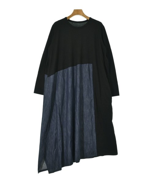Y's ワイズワンピース レディース 1(XS位) 黒x紺系【中古】【古着】｜RAGTAG（ブランド古着のラグタグ）